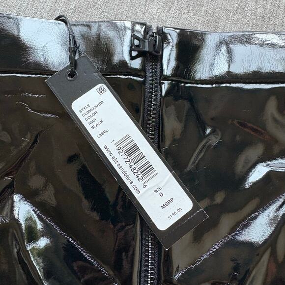 NWT Alice + Olivia Latex Pants - Picture 5 of 8